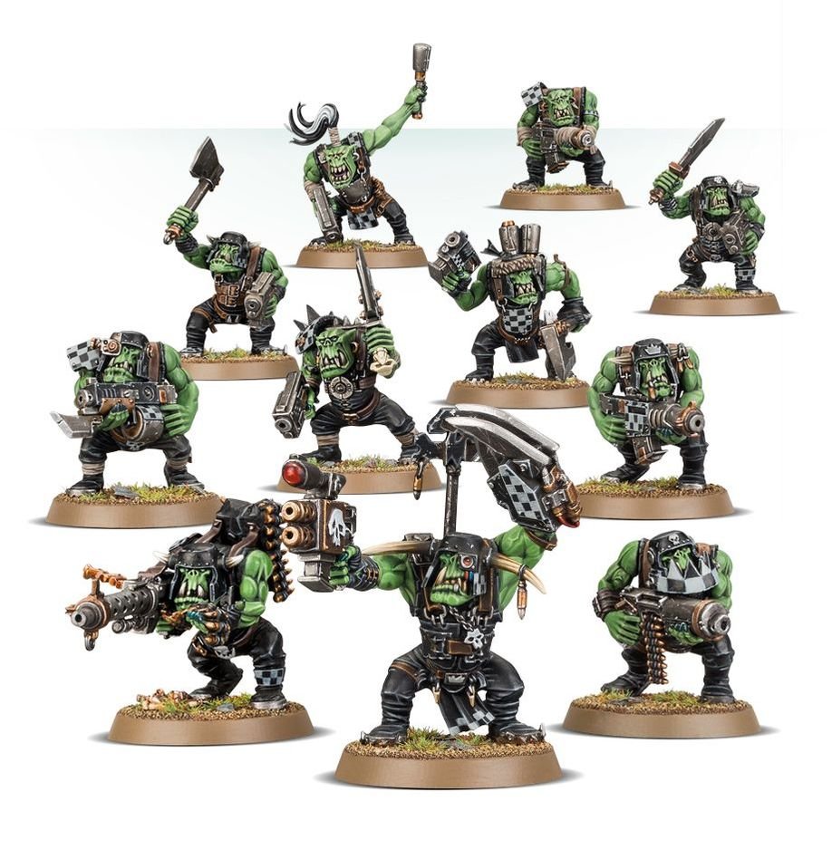 Warhammer 40k Orks: Boyz - WiredVillage Games - Games Workshop WiredVillage Games